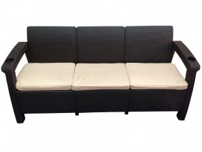 Диван Yalta Sofa 3 Set шоколадный в Богдановиче - bogdanovich.magazin-mebel74.ru | фото