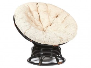 Кресло-качалка Papasan w 23/01 B с подушкой Antique brown, ткань Старт в Богдановиче - bogdanovich.magazin-mebel74.ru | фото