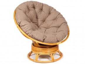 Кресло-качалка Papasan w 23/01 B с подушкой Honey, экошерсть Коричневый в Богдановиче - bogdanovich.magazin-mebel74.ru | фото