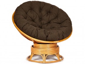 Кресло-качалка Papasan w 23/01 B с подушкой Honey, ткань Коричневый в Богдановиче - bogdanovich.magazin-mebel74.ru | фото