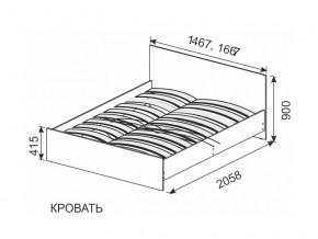 Кровать 1600х2000 ортопедическое основание в Богдановиче - bogdanovich.magazin-mebel74.ru | фото