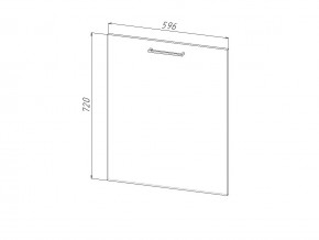 П 60 Комплект для посудомоечной машины 600 мм (цоколь + фасад) ЛДСП в Богдановиче - bogdanovich.magazin-mebel74.ru | фото
